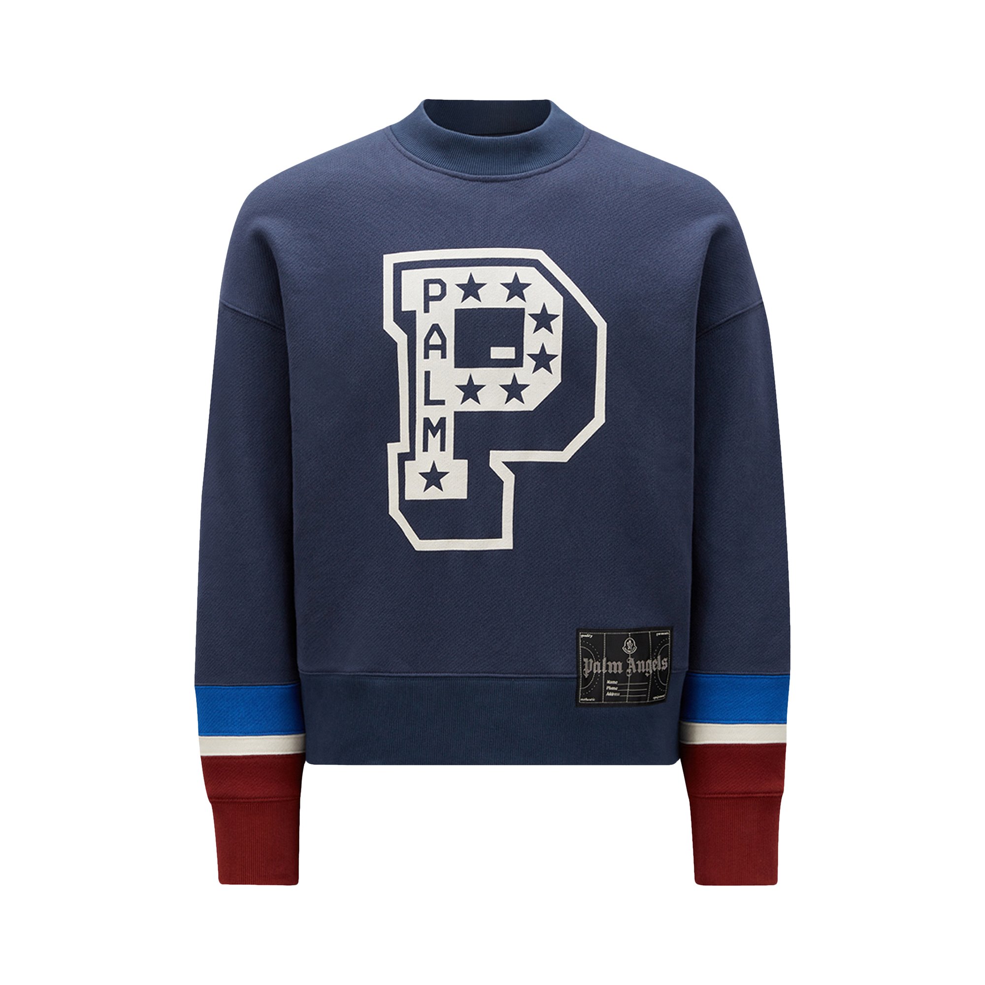 Buy Moncler Genius x Palm Angels Monogram Sweatshirt 'Blue