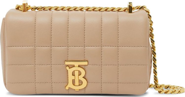 Burberry Small Lola Leather Shoulder Bag 'Oat Beige'