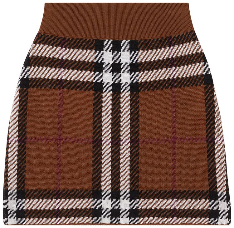 Burberry Kiandra Skirt Dark Birch Brown