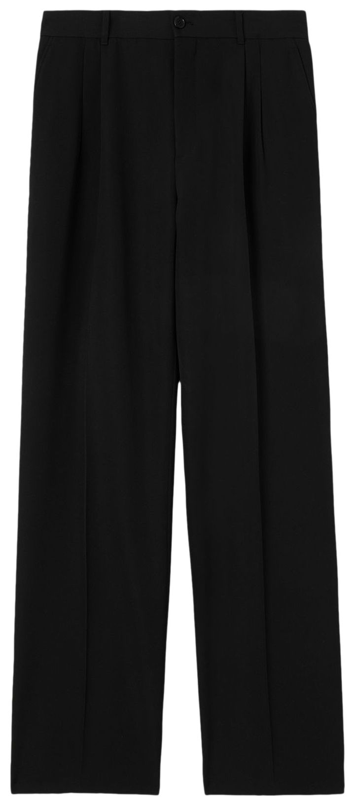 Burberry Wool Twill Tailored Pants Black