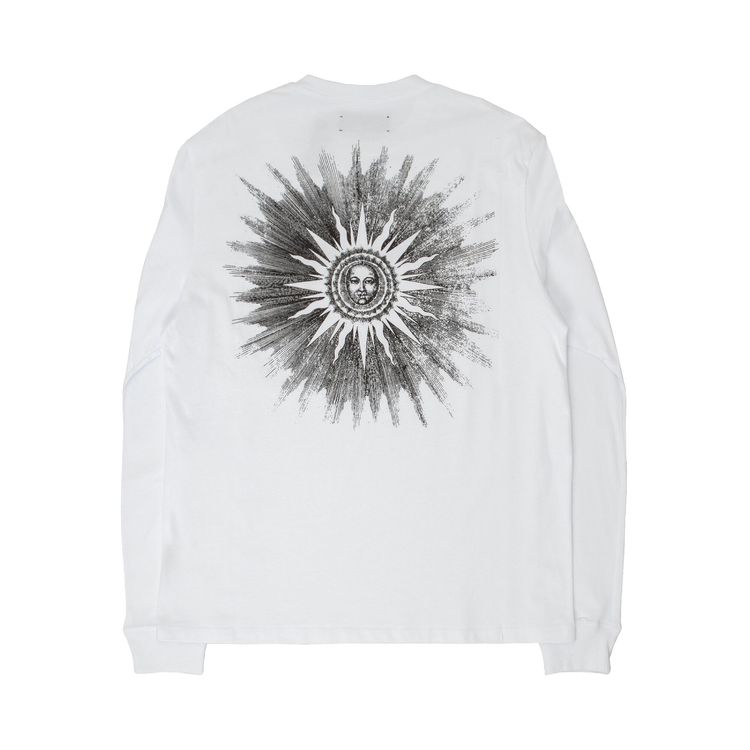 Amiri Sun Long Sleeve Tee White