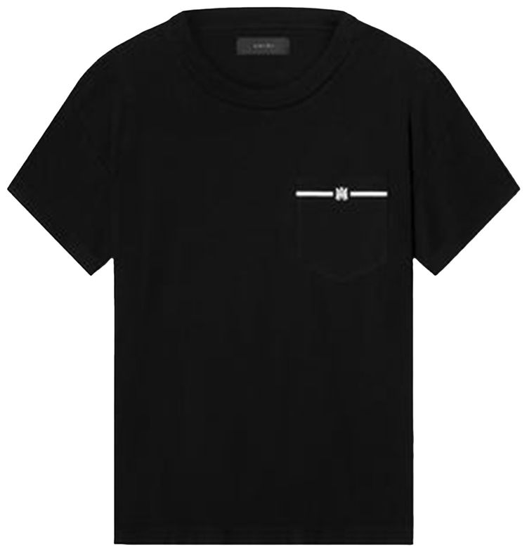 Amiri Logo Print T Shirt Black