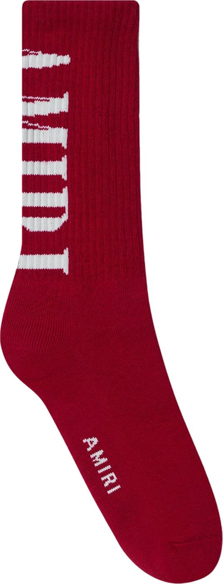 Amiri Core Logo Sock Red