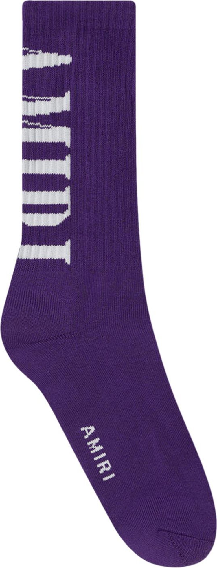Buy Amiri Core Logo Sock 'Purple' - PS23MHR007 510 PURP | GOAT