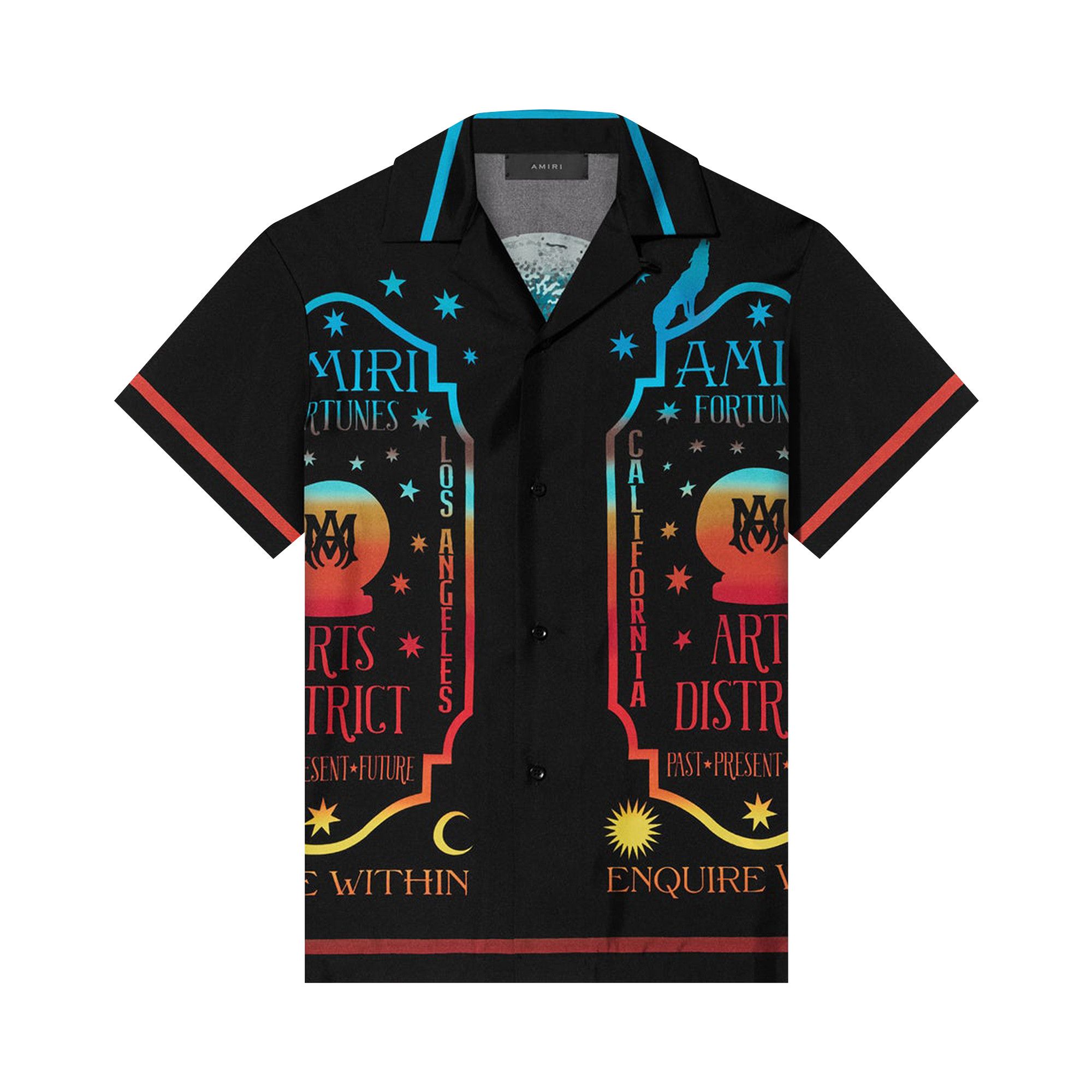超安い品質 Buy Amiri Fortune Bowling Shirt 'Black' - PS23MSS010 001 トップス