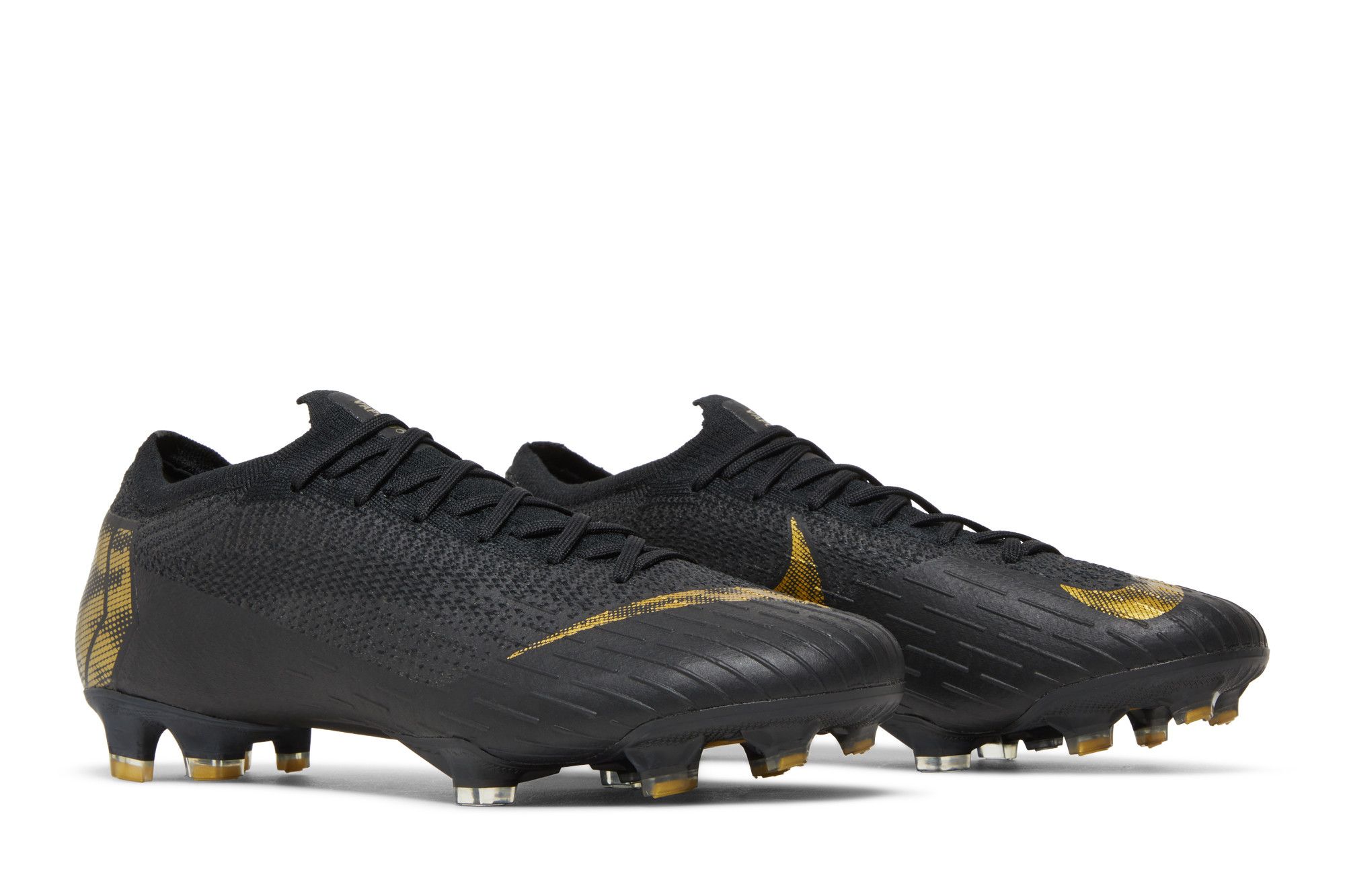 Nike mercurial vapor xii elite black and gold clearance