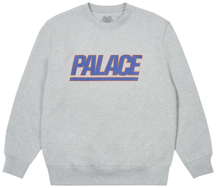 Palace Gigantic Crew Grey Marl