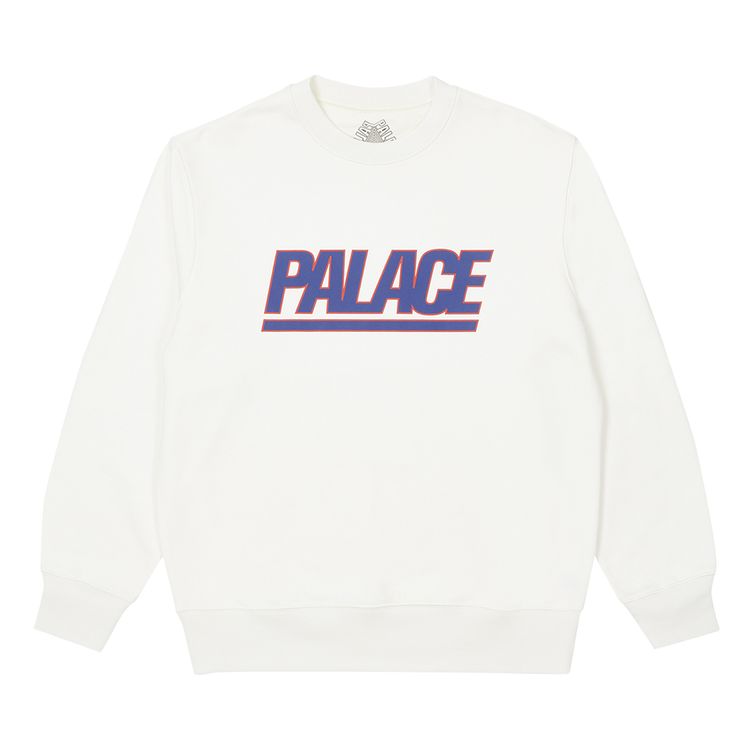 Palace Gigantic Crew White