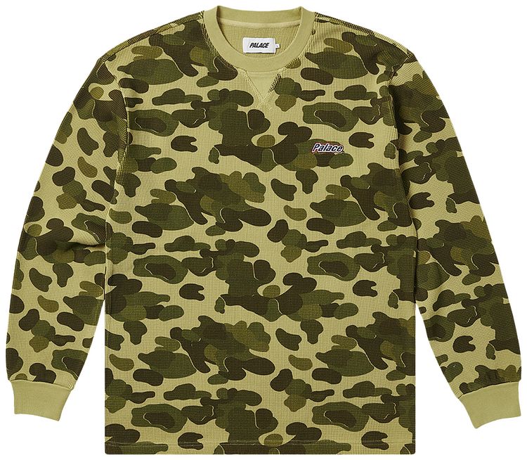 Palace Waffle Long Sleeve Duck Camo