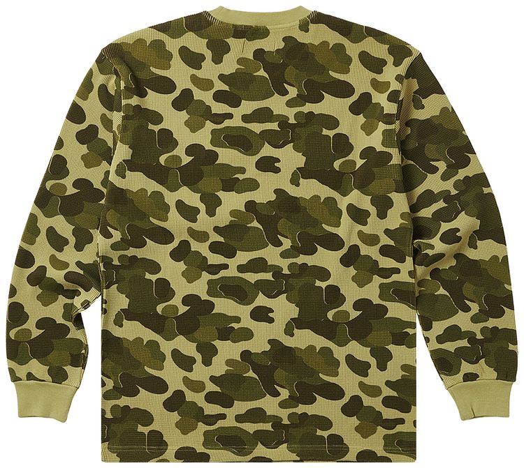 Palace Waffle Long Sleeve Duck Camo