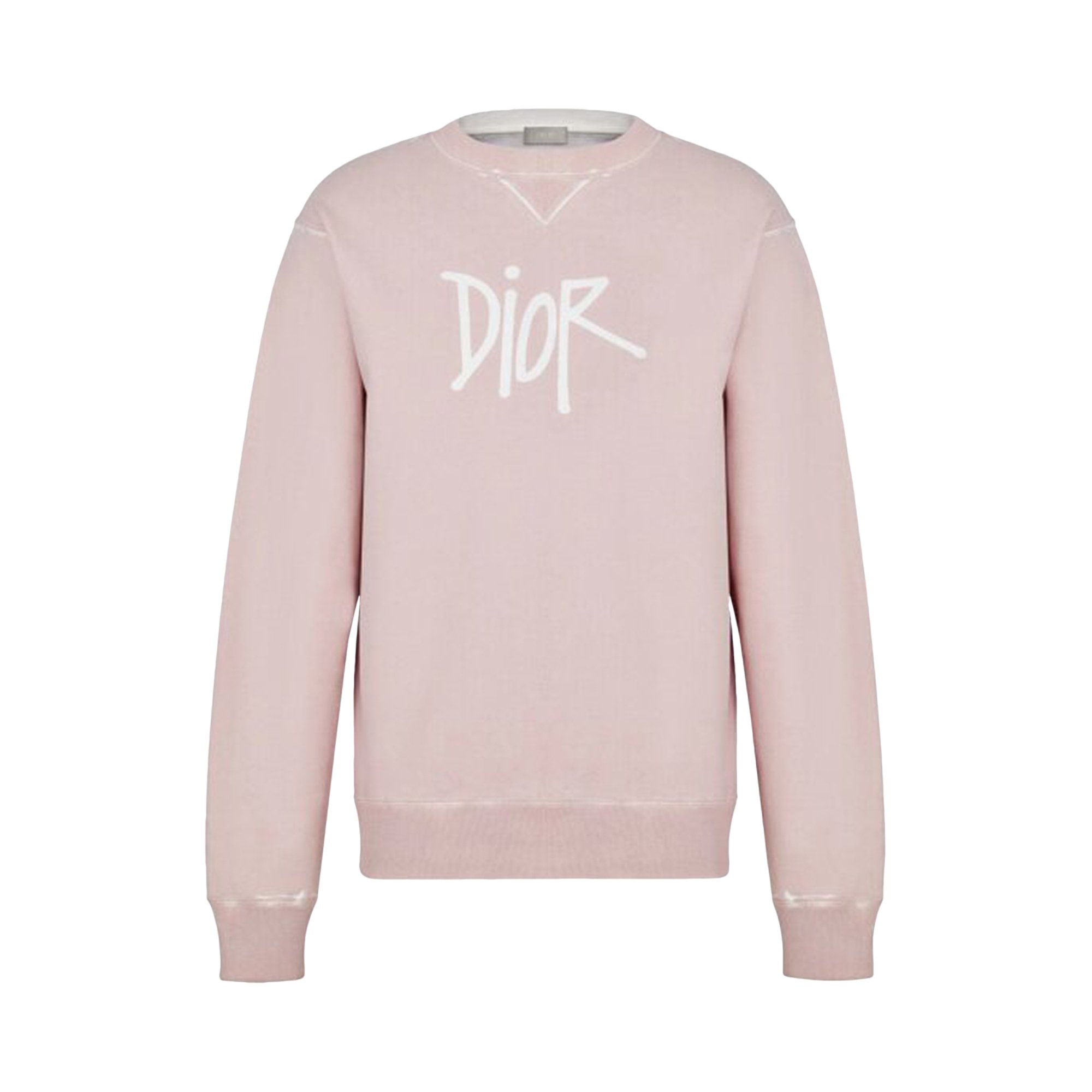 Buy Dior x Shawn Stussy Bee Garment-Dyed Sweatshirt 'Pink 