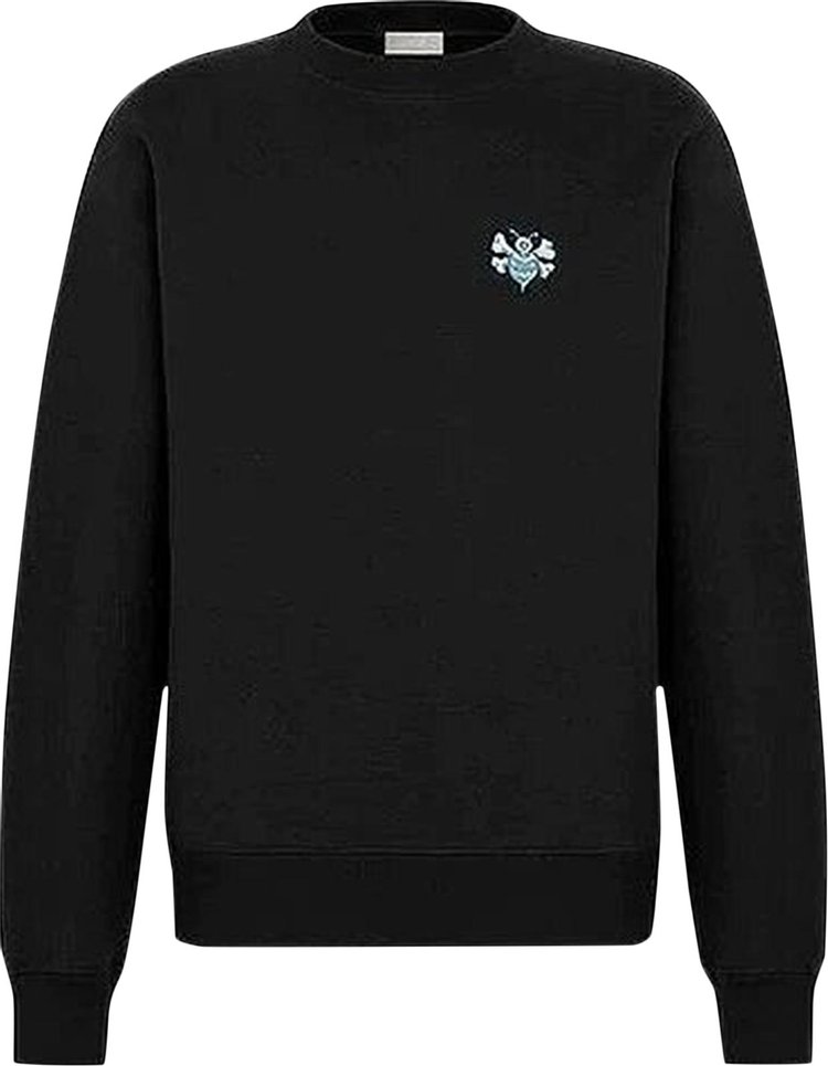 Buy Dior x Shawn Stussy Bee Embroidred Oversized Sweatshirt 'Black ...