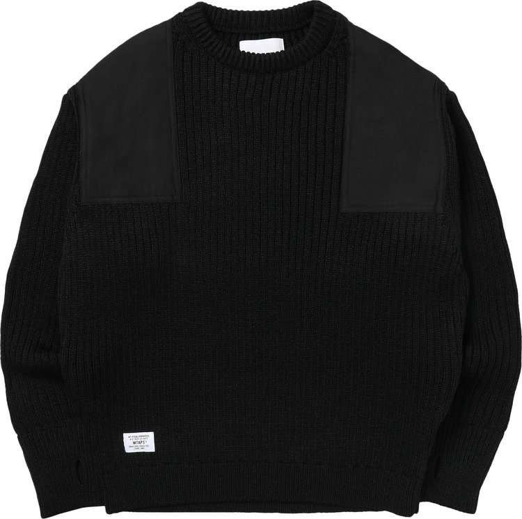 WTAPS Commander Knit Sweater 'Black'
