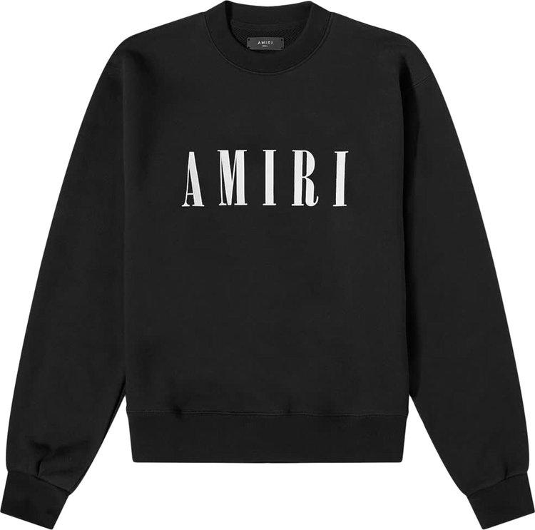 Buy Amiri Core Logo Crewneck 'Black' - PXMJL006 001 BLAC | GOAT