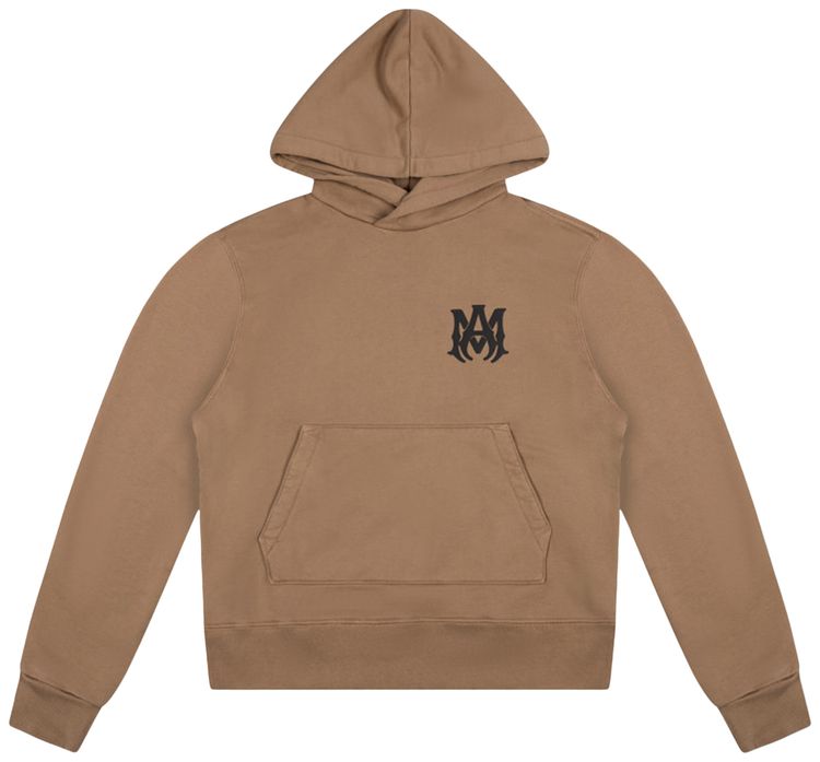 Amiri Logo Hoodie Tan