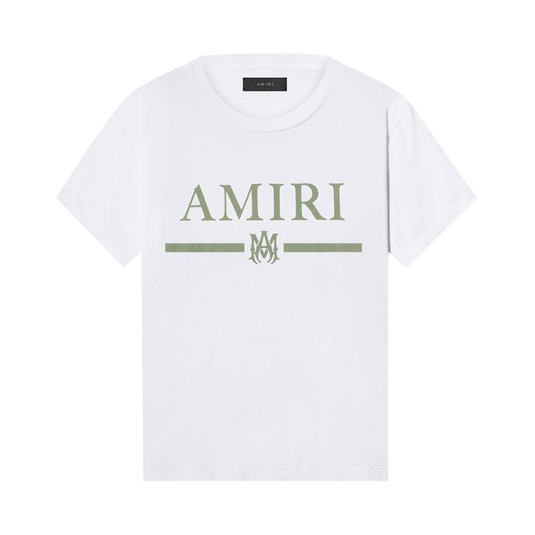 Amiri MA Bar Applique Tee White