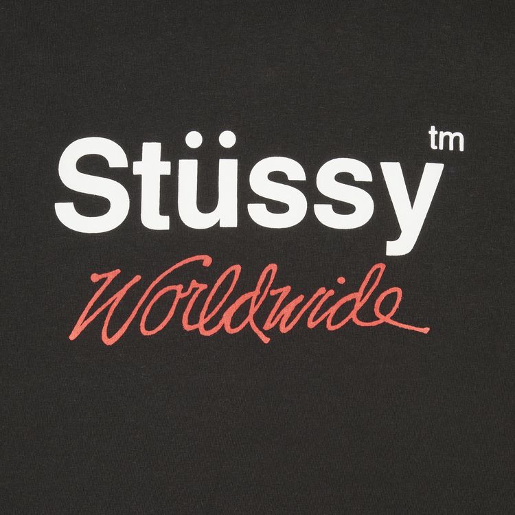 Stussy Worldwide Tee Black