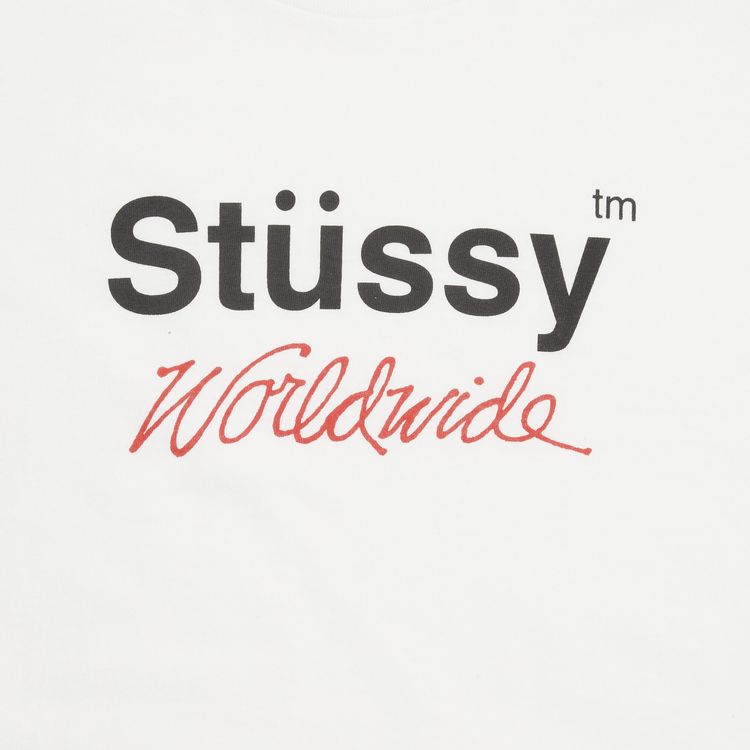 Stussy Worldwide Tee White