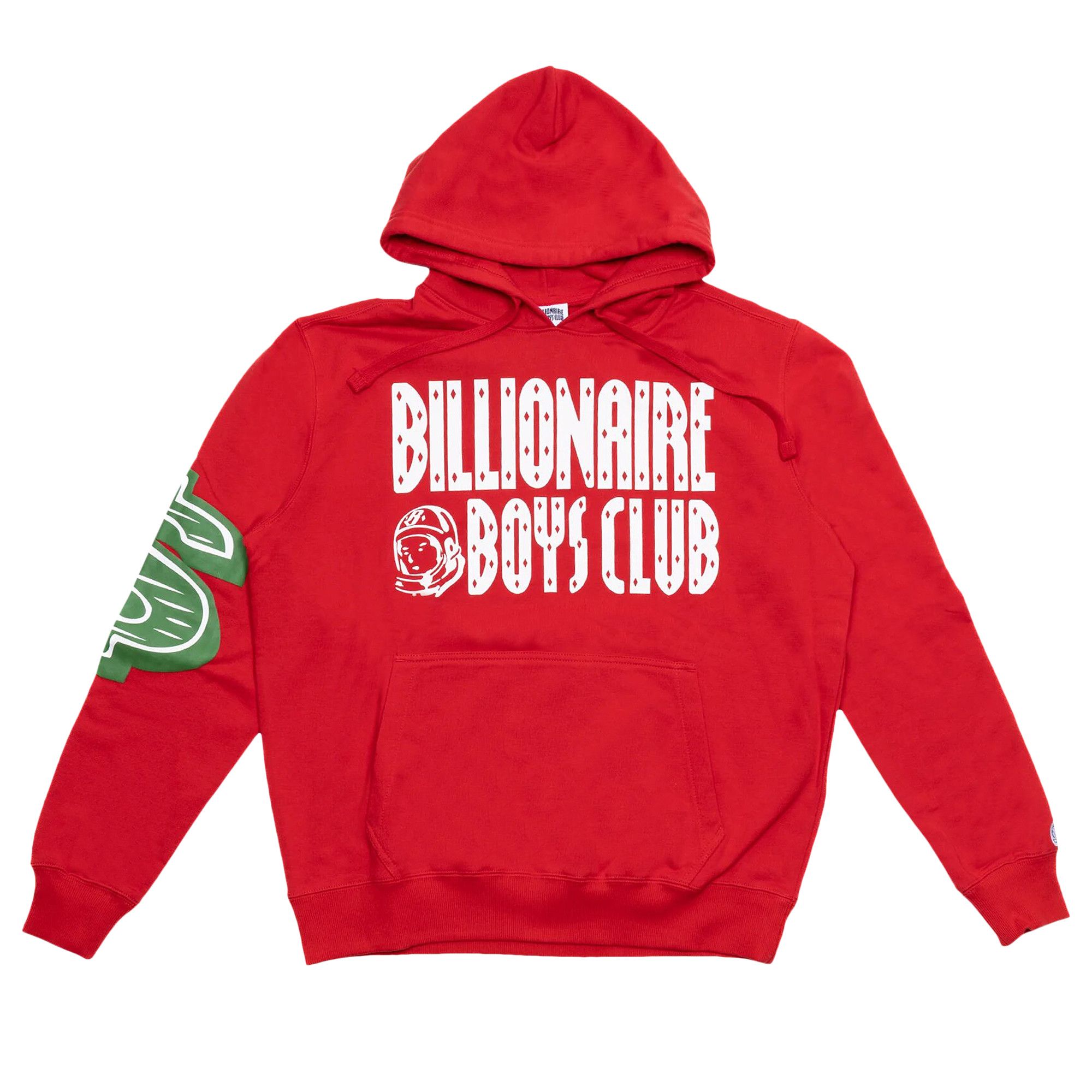 Buy Billionaire Boys Club Straight Font Hoodie Red 831 1312