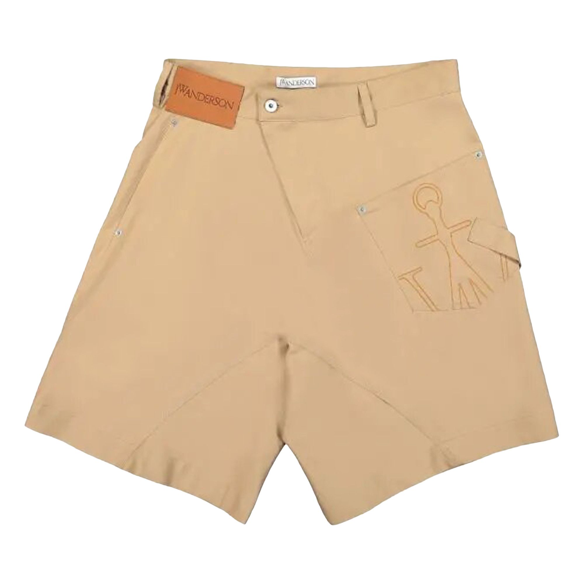 パンツ Chain Boucle Shorts Buy JW Anderson Twisted Chino Shorts 'Beige' - SO0003 PG0947