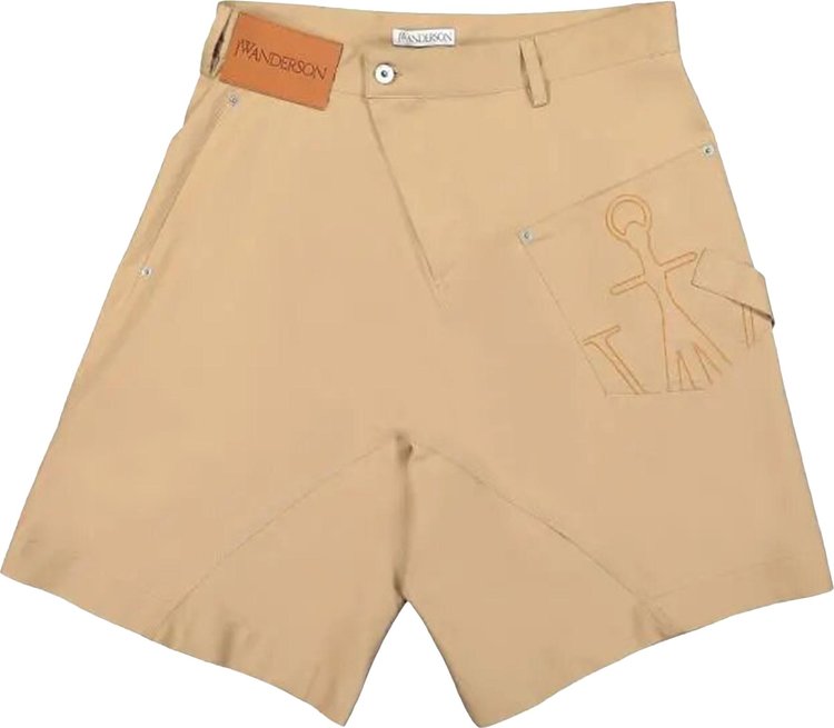 JW Anderson Twisted Chino Shorts 'Beige'