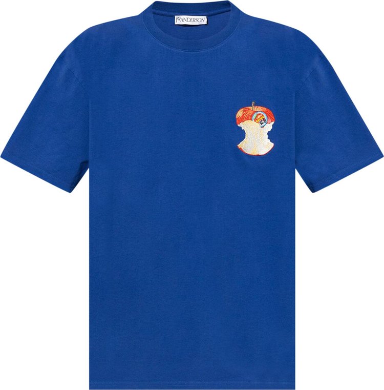 JW Anderson Apple Core Logo T-Shirt 'Blue'