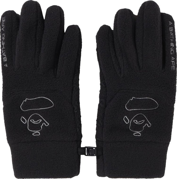 BAPE Ape Face Glove 'Black'