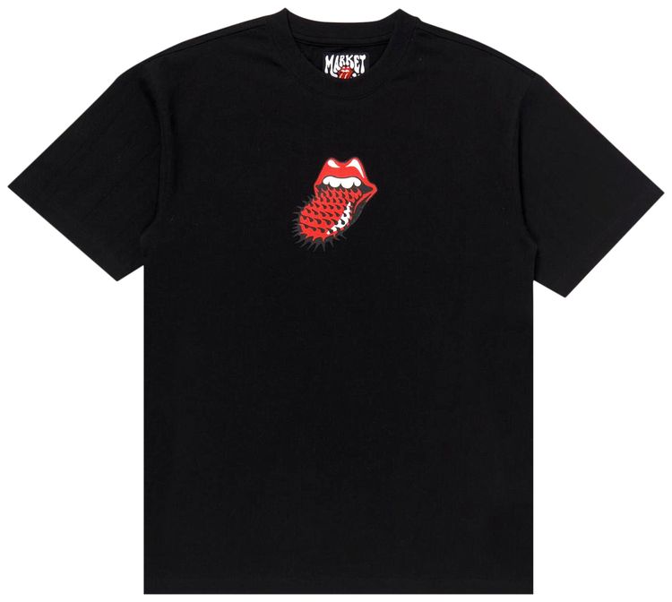 Market x Rolling Stones Never Satisfied Tee Black
