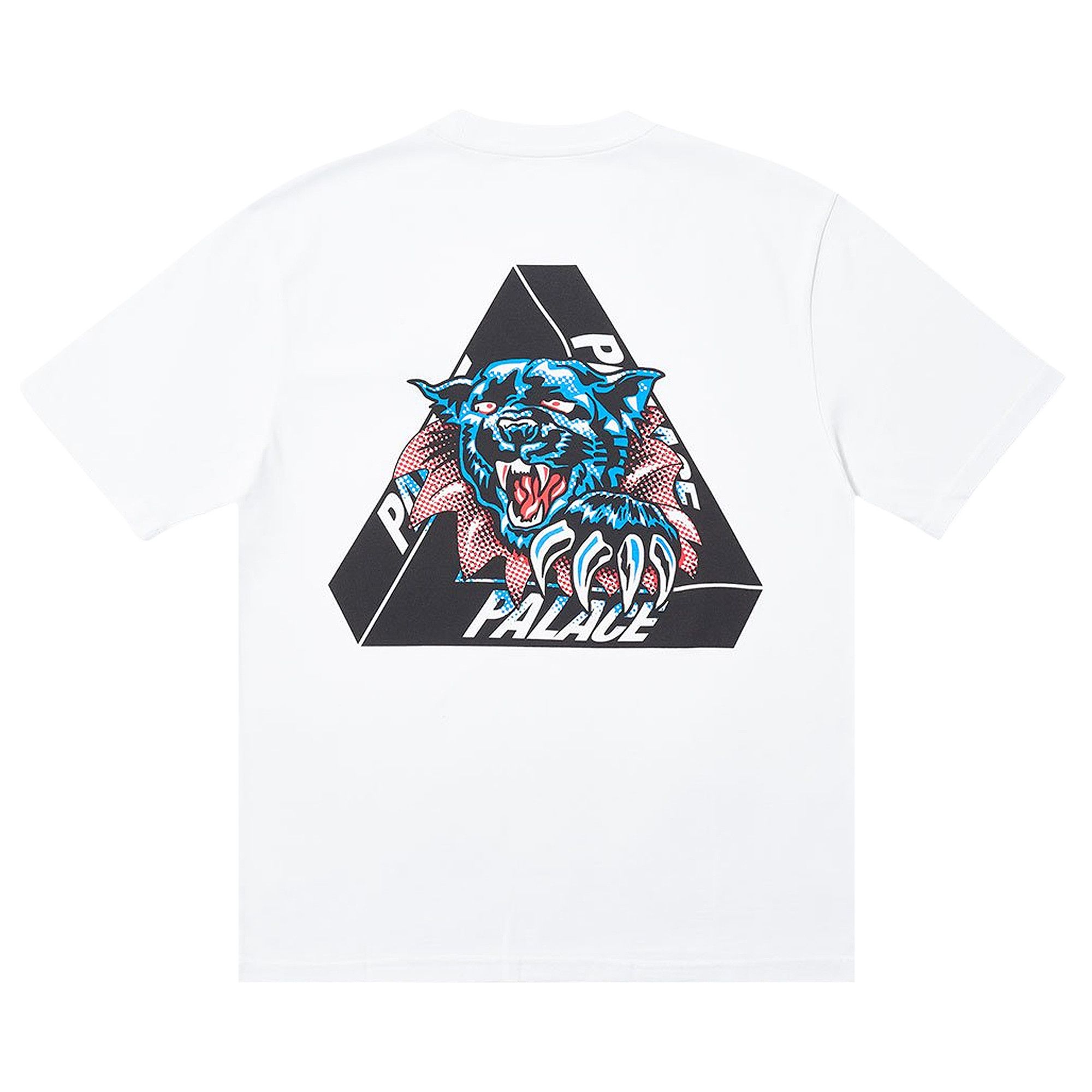 Buy Palace Ripped T-Shirt 'White' - P17TS076 | GOAT