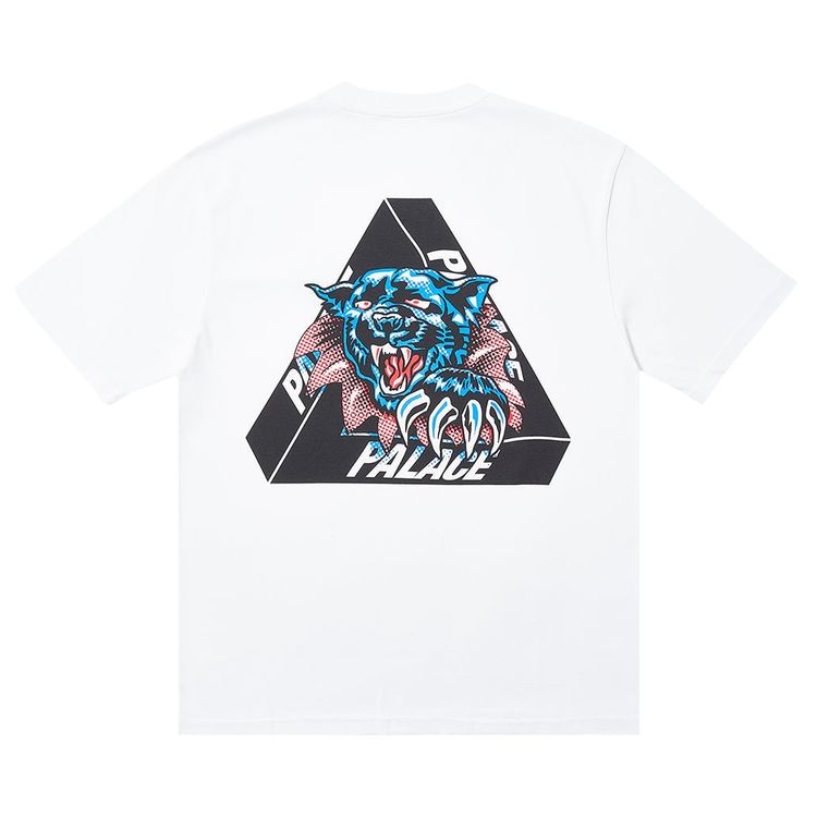 Palace Ripped T Shirt White