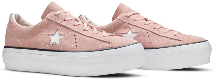 Converse Wmns One Star Platform Low Bleached Coral