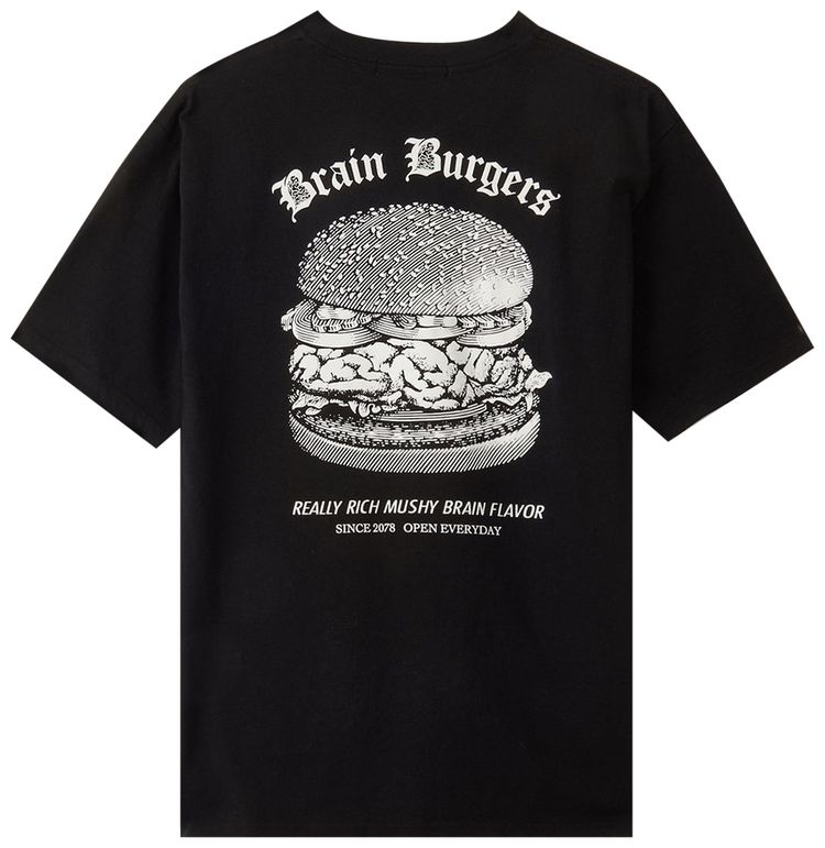 Undercover Burger Brains T Shirt Black