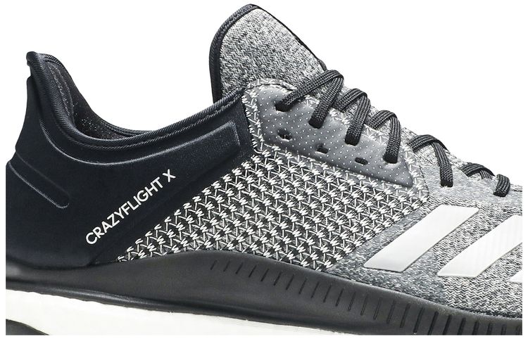 Adidas Wmns Crazyflight X 2 Black Silver Metallic
