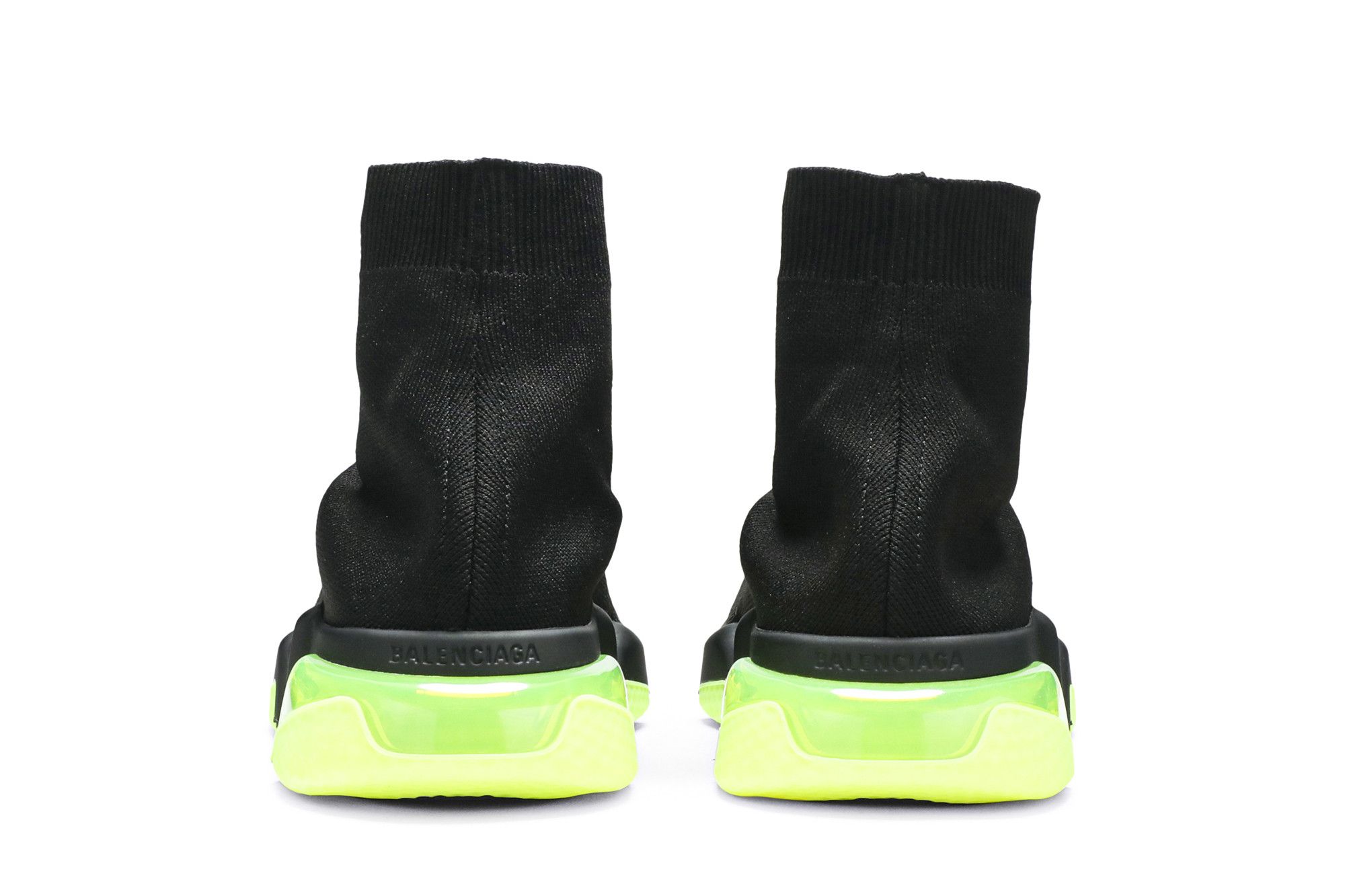 Balenciaga speed trainer black yellow discount