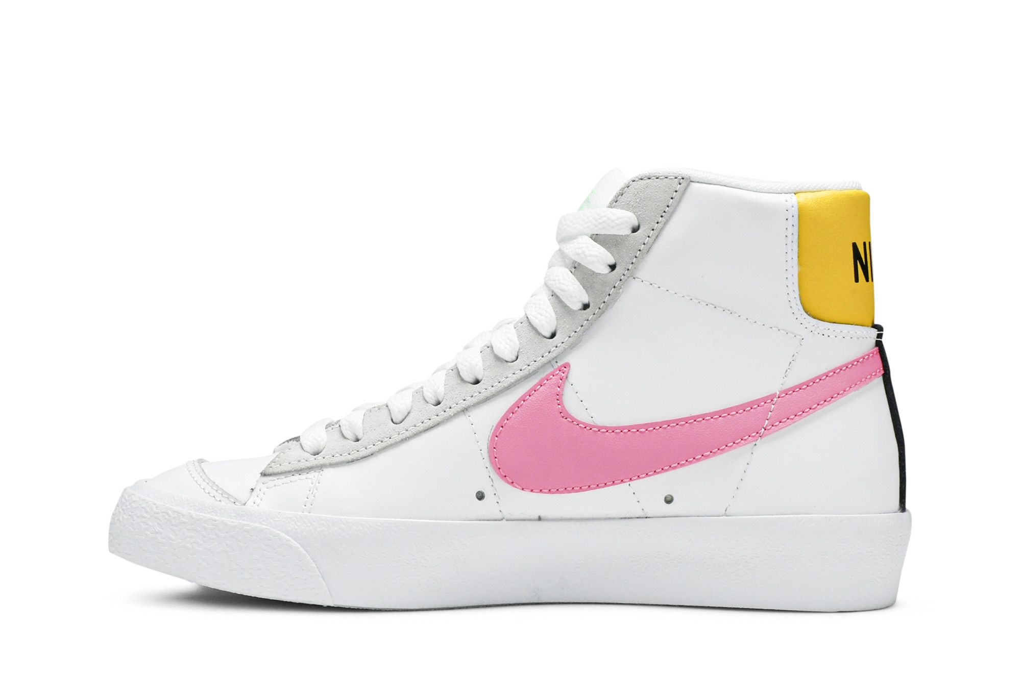 nike blazers grey and pink