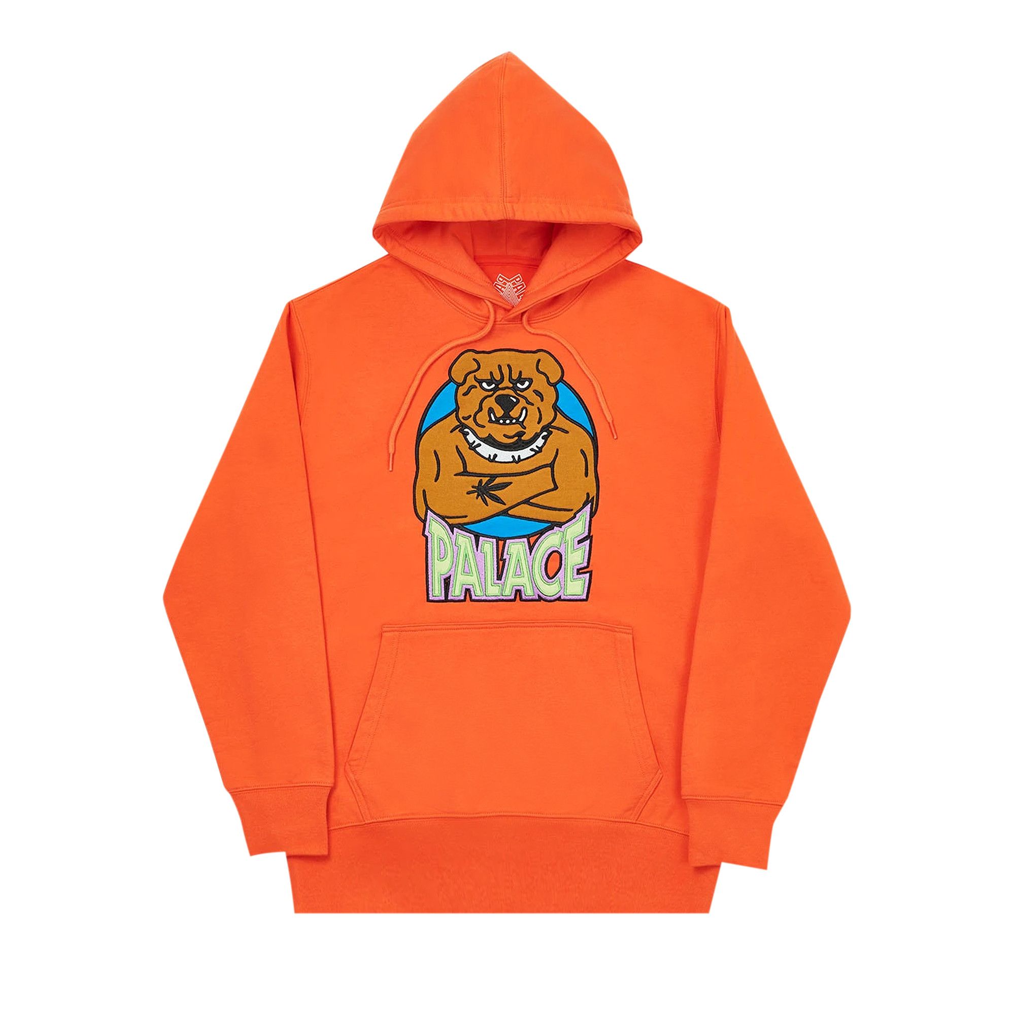 Size xl Palace Bulldog Hood Dark Orange