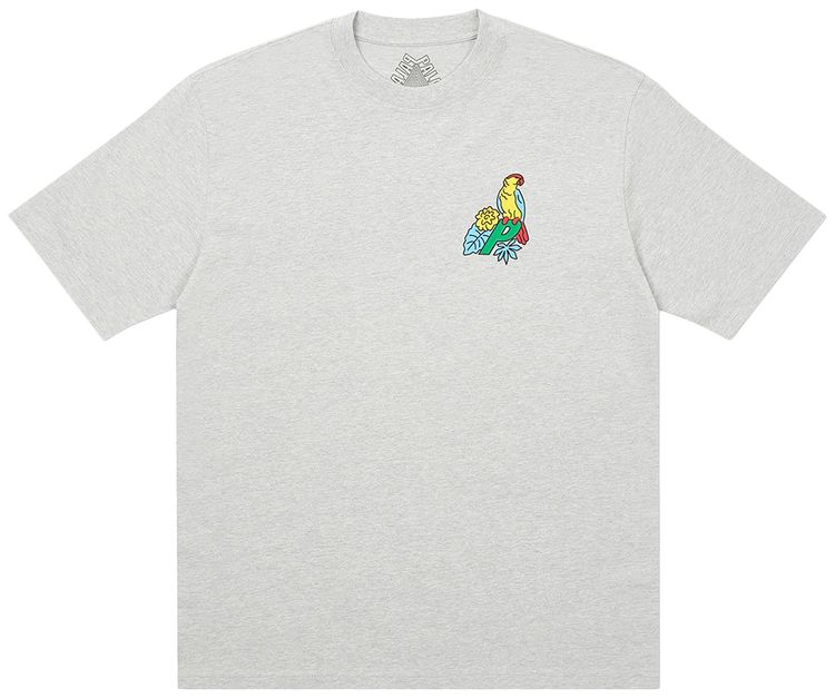 Palace Parrot Palace 3 T Shirt Grey Marl