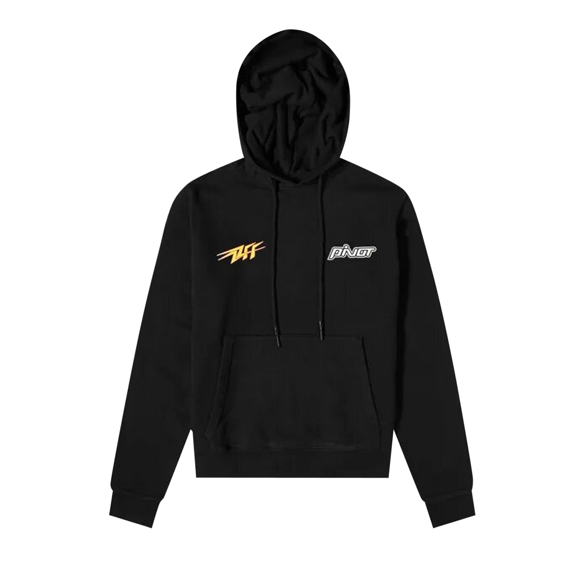 Buy Off White Thunder Slim Hoodie Black Yellow OMBB034E20FLE0081018 GOAT UK