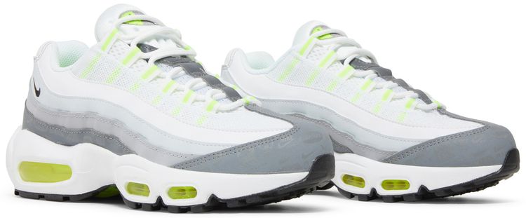 Air Max 95 Recraft GS Logos Pack   White Neon