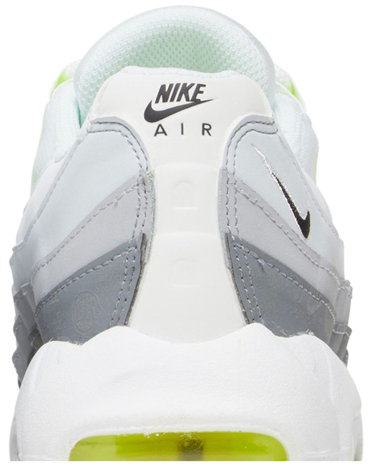 Air Max 95 Recraft GS Logos Pack   White Neon