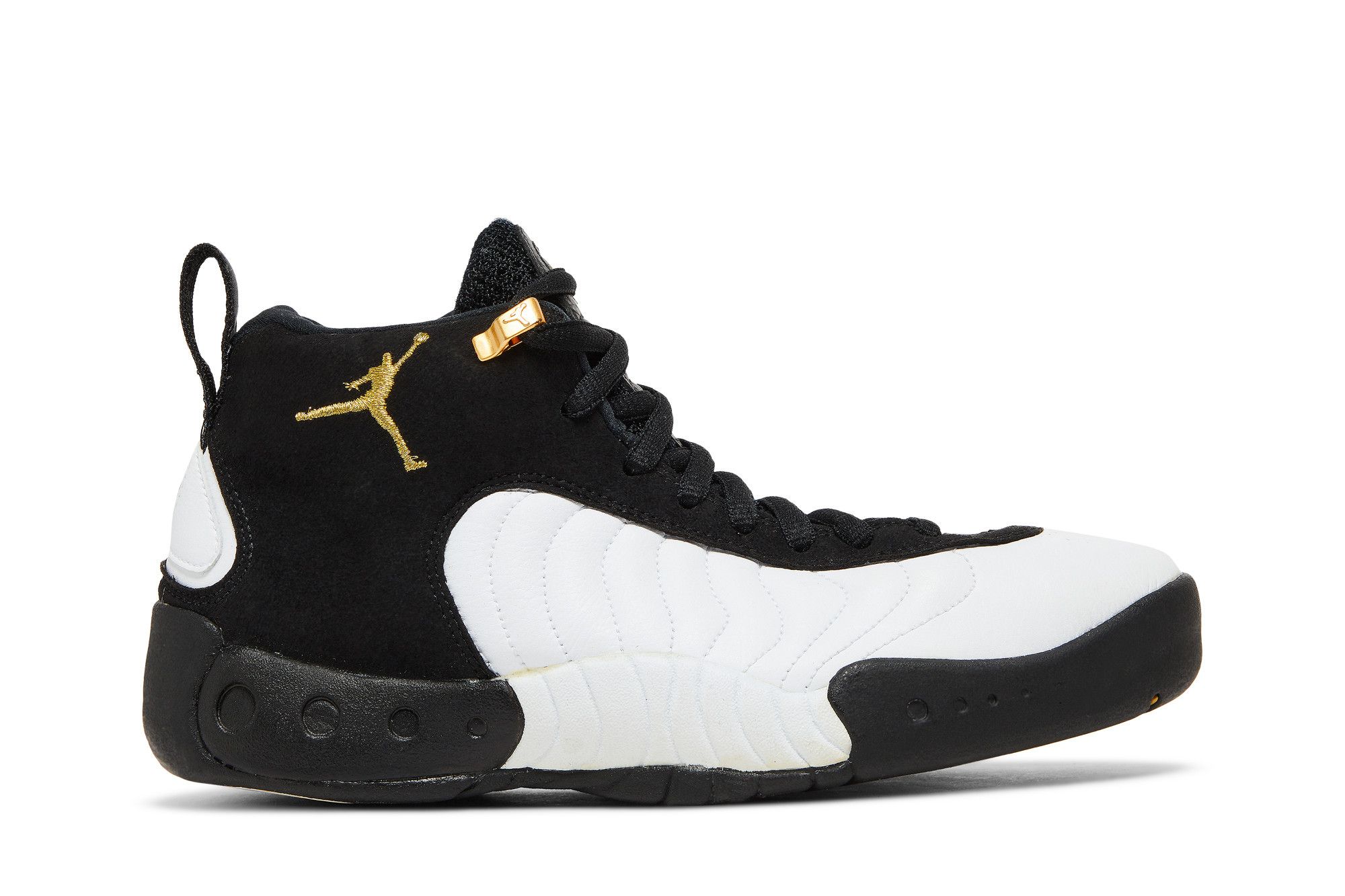 Jordan jumpman pro black and gold sale