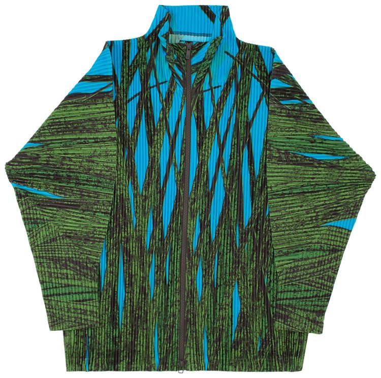 Homme Plisse Issey Miyake Grass Field Shirt Green