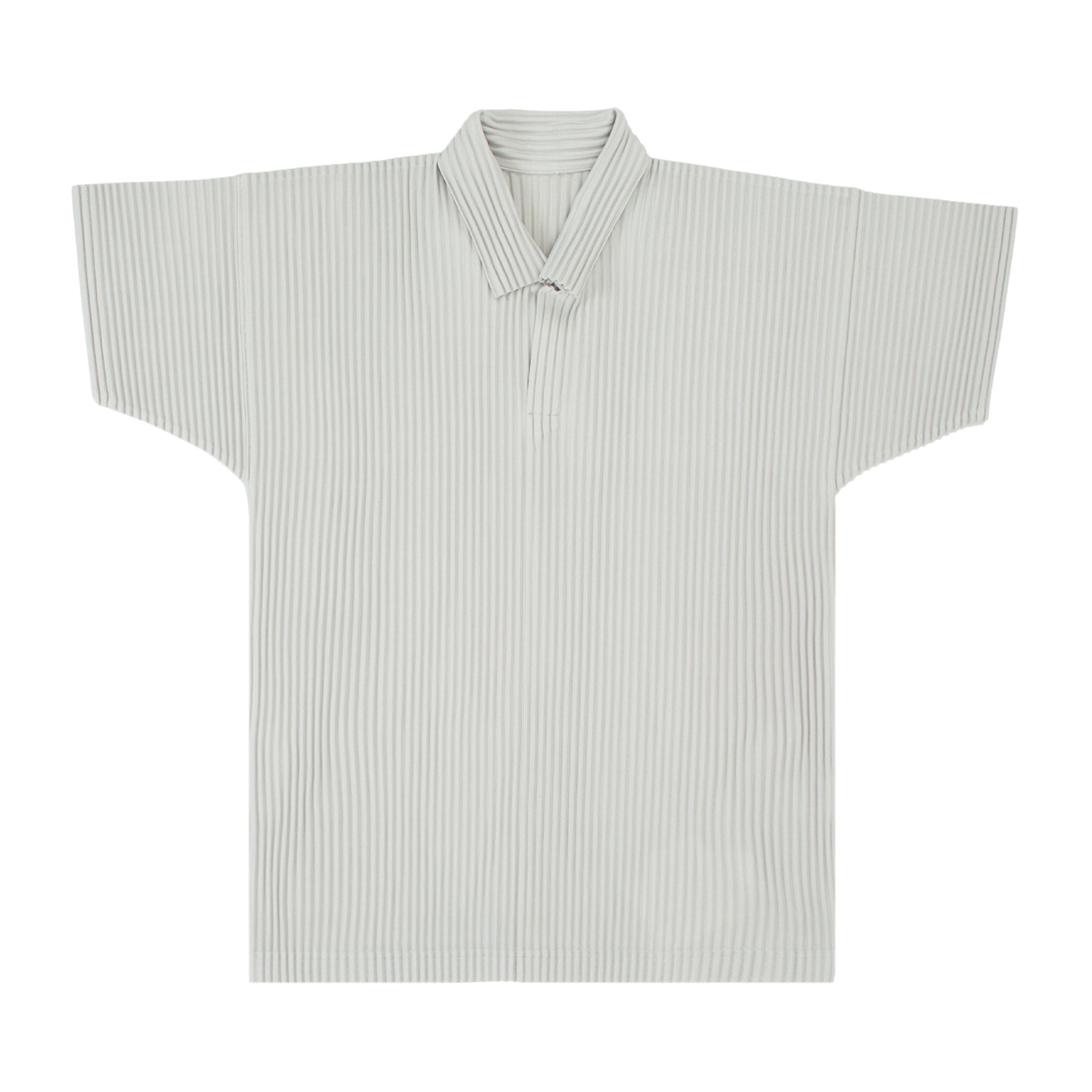 Buy Homme Plissé Issey Miyake Basics Short-Sleeve Shirt 'Light