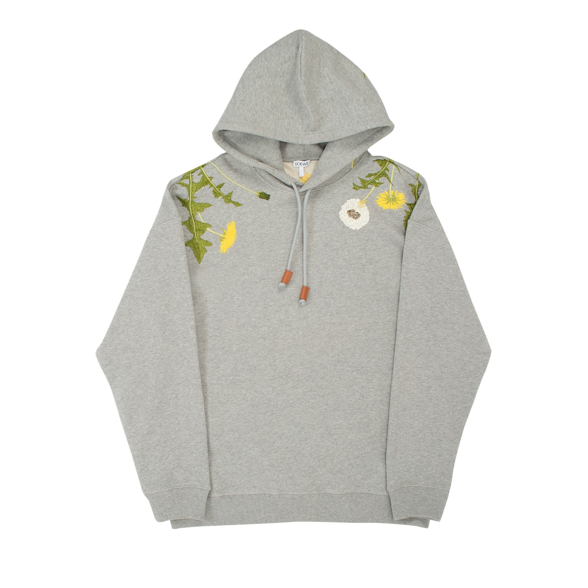 Buy Loewe Anagram Flowers Hoodie 'Grey Melange' - H526Y25X22
