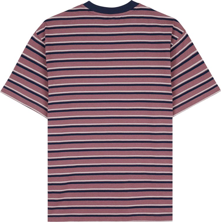 Brain Dead 94 Striped T Shirt Pink