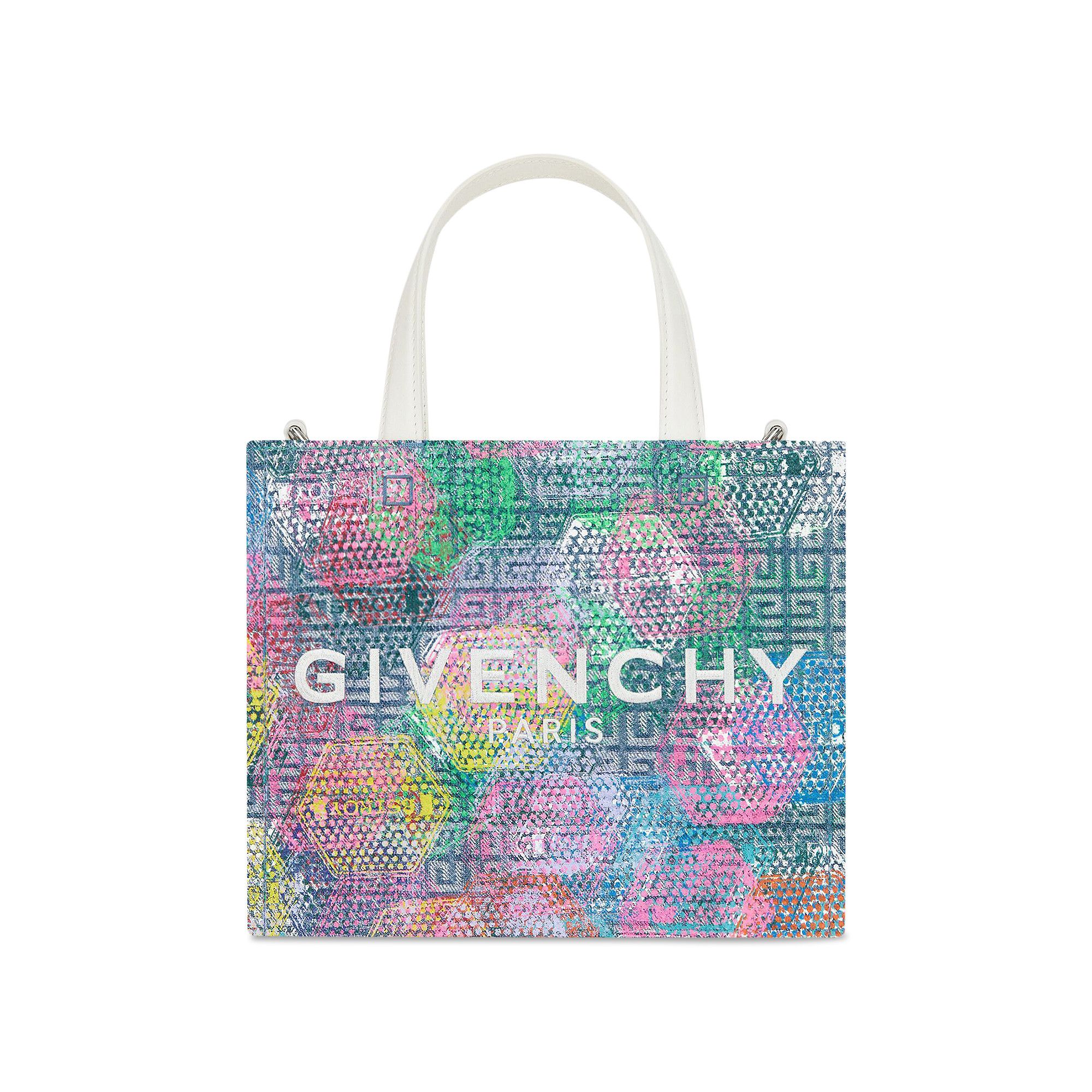 Buy Givenchy Mini G Tote Shopping Bag In Printed 4G Denim