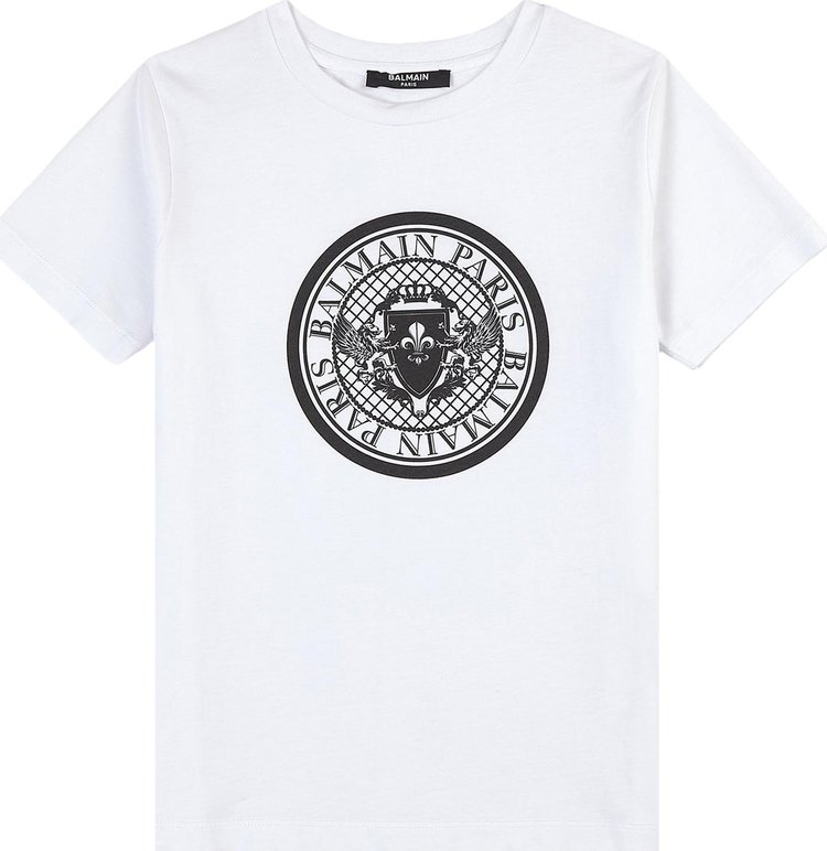 Balmain Logo T-Shirt 'White/Black'