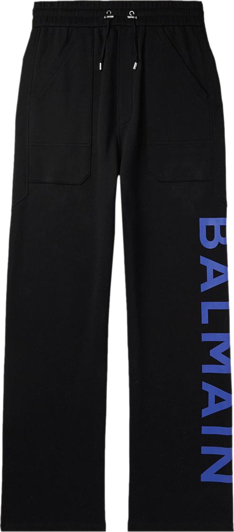 Balmain Side Printed Trousers 'Black'