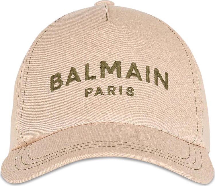 Balmain Cotton Baseball Cap 'Beige'