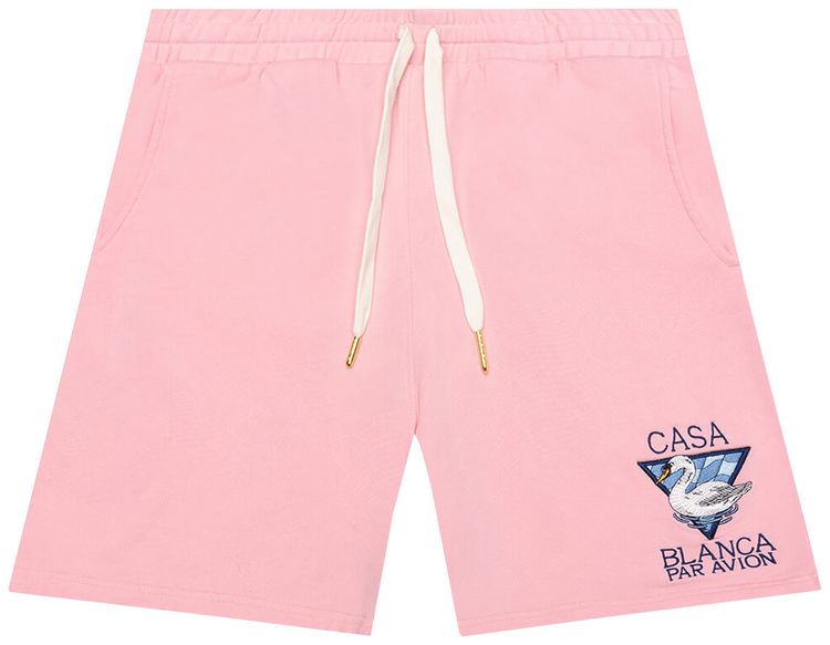 Casablanca Embroidered Sweatshort Pink